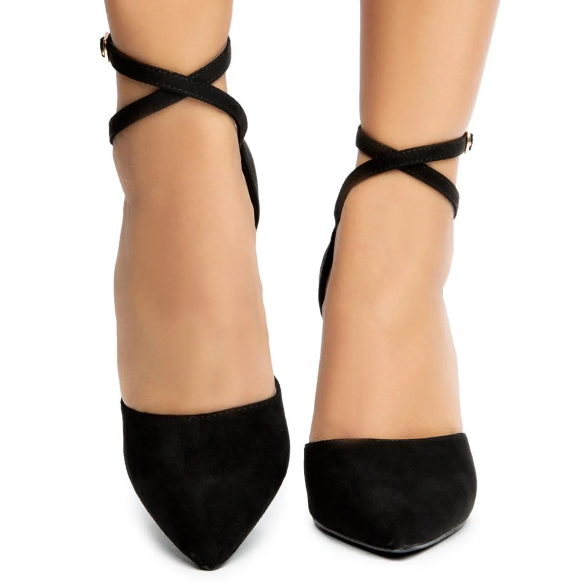 Athan-2 Pointy Toe Clear Wedges