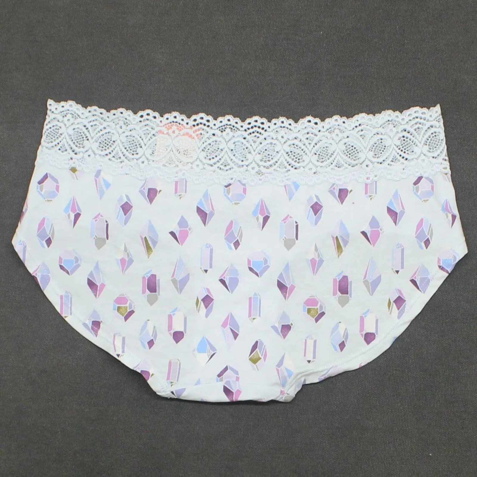 Auden Women's Cotton Hipster Panties with Lace Waistband