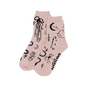 Baggu Crew Sock, Ballet Icons