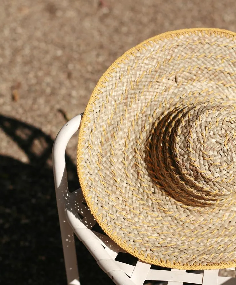 Balinese Pecatu Wide Brim Straw Hat