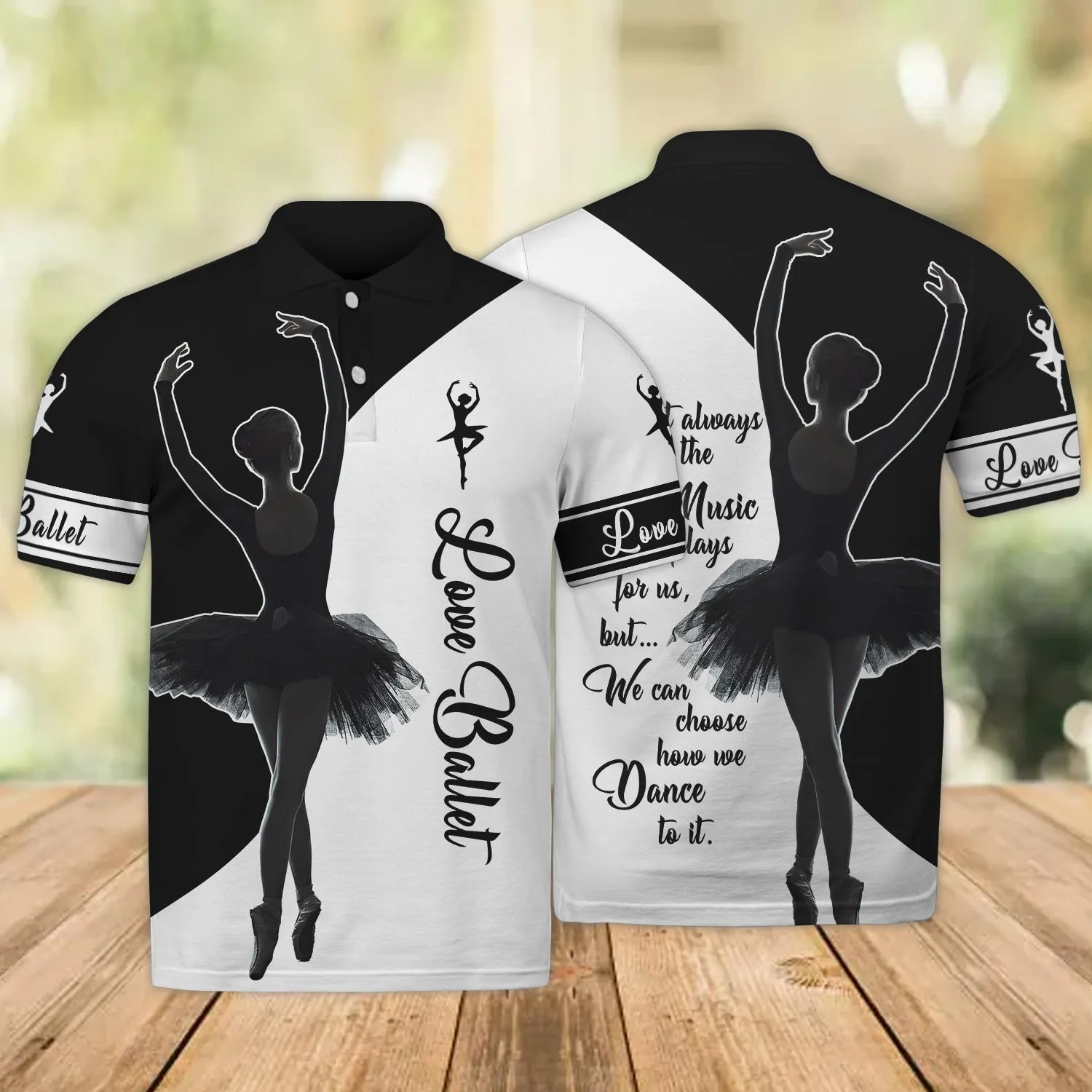 Ballet Dancer - Personalized Name 3D TShirt (NO CT) - HTA