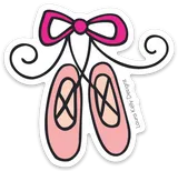 Ballet Slipper Sticker