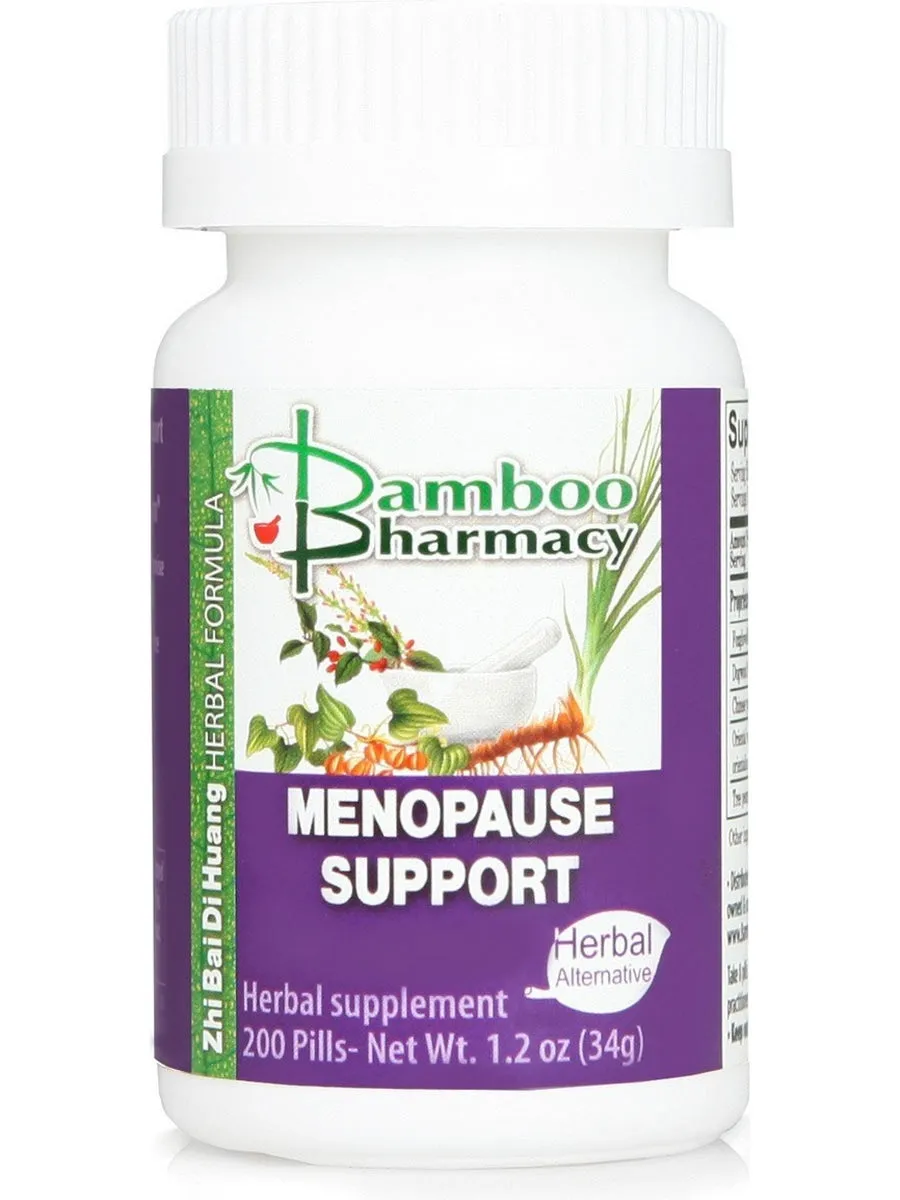 Bamboo Pharmacy, Menopause Support, Zhi Bai Di Huang Wan, 200 Pills