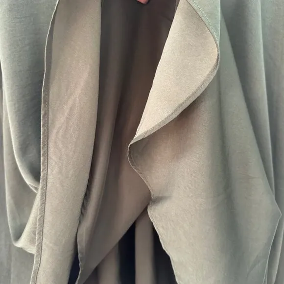 🤩Banana Republic Size S Women's Skirt olive green Midi Lined Belted boho New