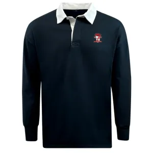 Battleship Women's Rugby Classic Long Sleeve Solid Rugby Jersey