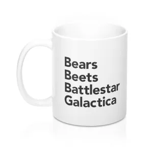 Bears, Beets, Battlestar Galactica Coffee Mug