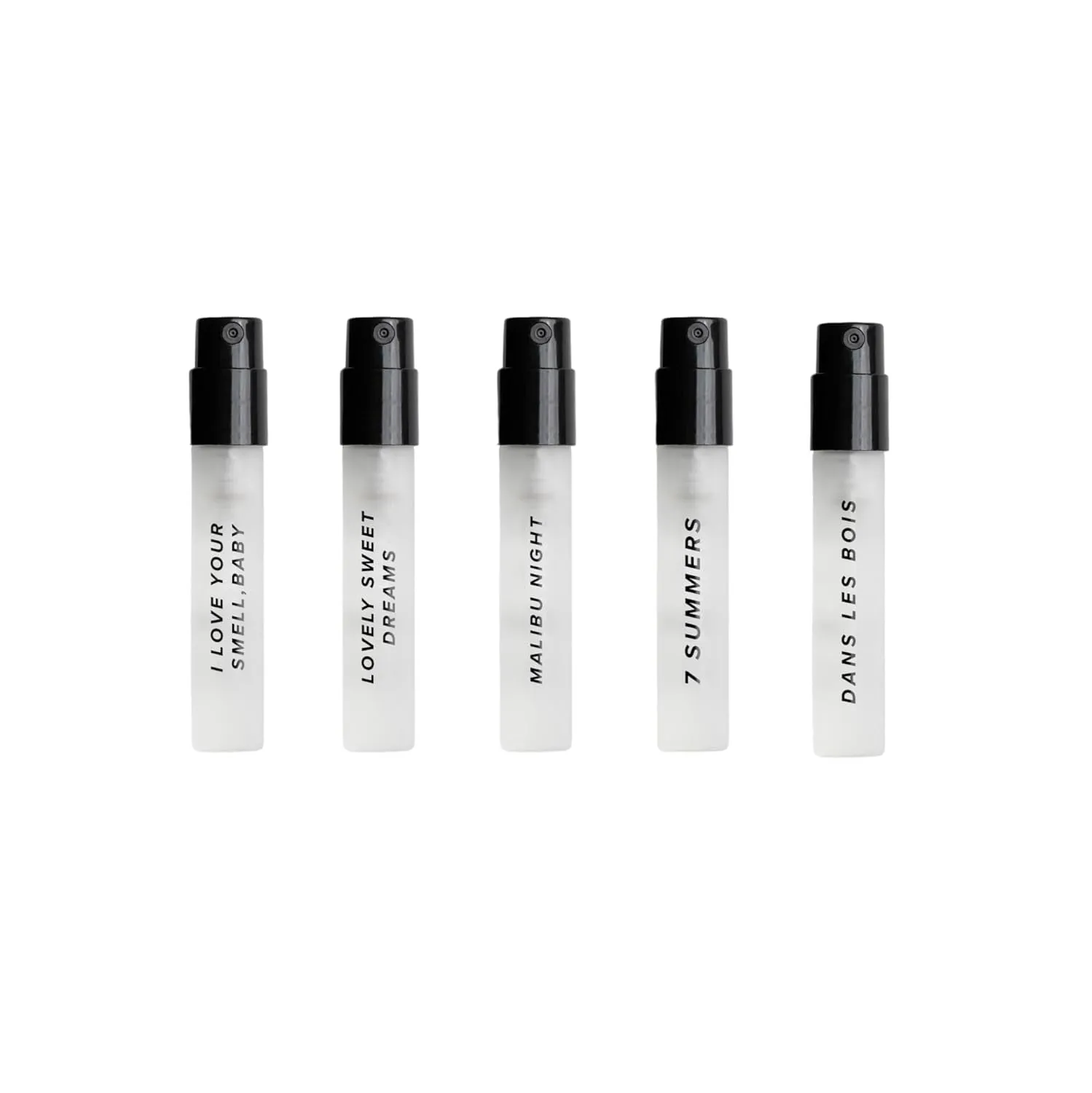 Beauty Perfume Sampler, Hypoallergenic, Clean Perfumes, Eau De Toilette for Women (Set of 5, 2 Ml)