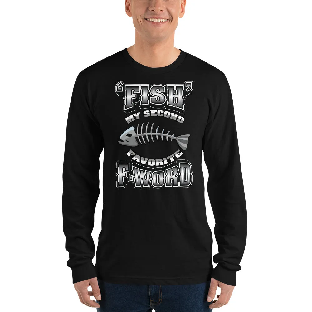 Bengali Unisex Fine Jersey Long Sleeve T-Shirt - F for Fish