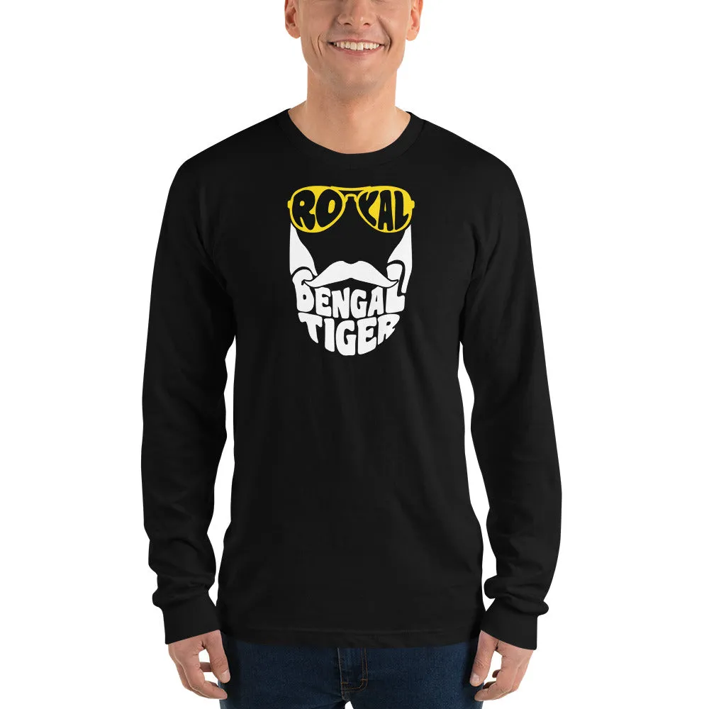 Bengali Unisex Fine Jersey Long Sleeve T-Shirt - Royal Bengal Tiger