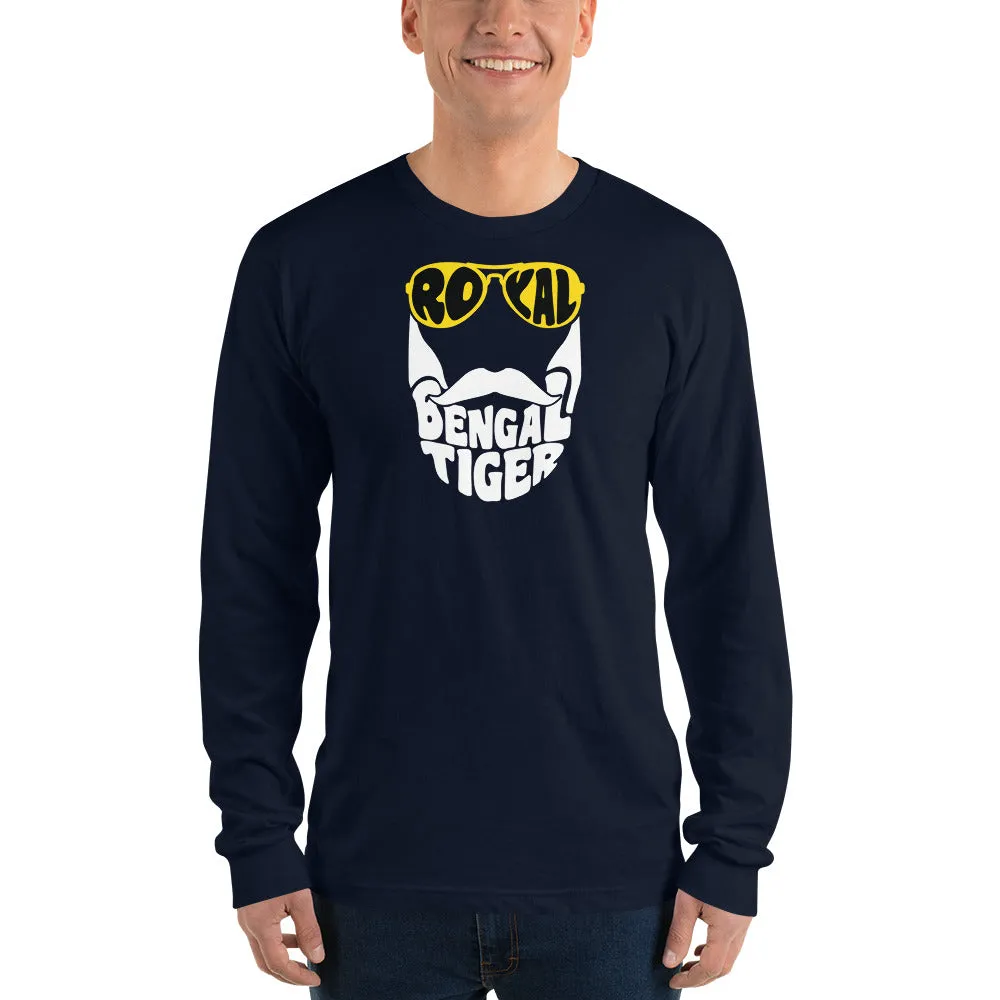 Bengali Unisex Fine Jersey Long Sleeve T-Shirt - Royal Bengal Tiger