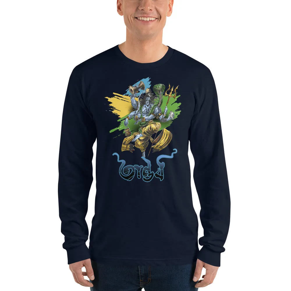 Bengali Unisex Fine Jersey Long Sleeve T-Shirt - Tandav
