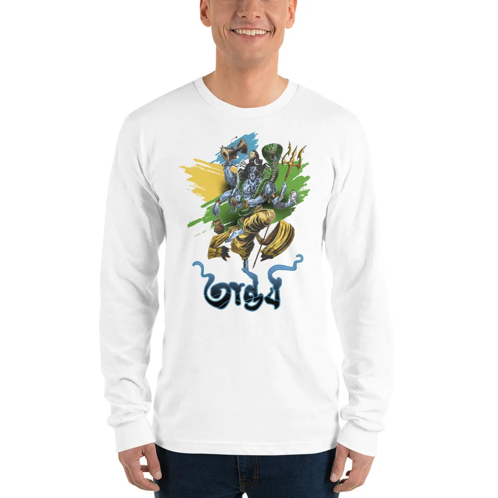 Bengali Unisex Fine Jersey Long Sleeve T-Shirt - Tandav