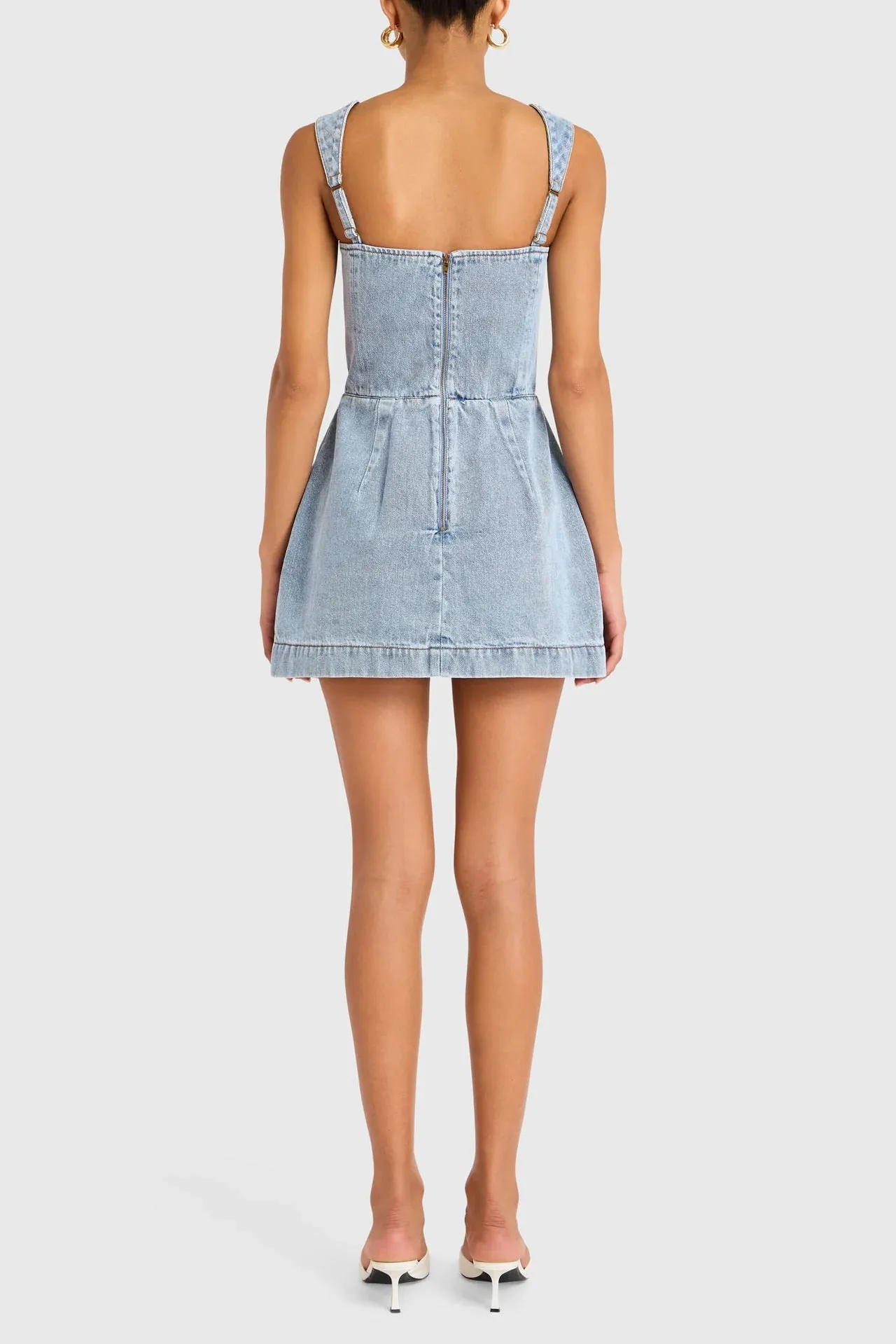 Bethany Skort Romper (Destiny Wash)