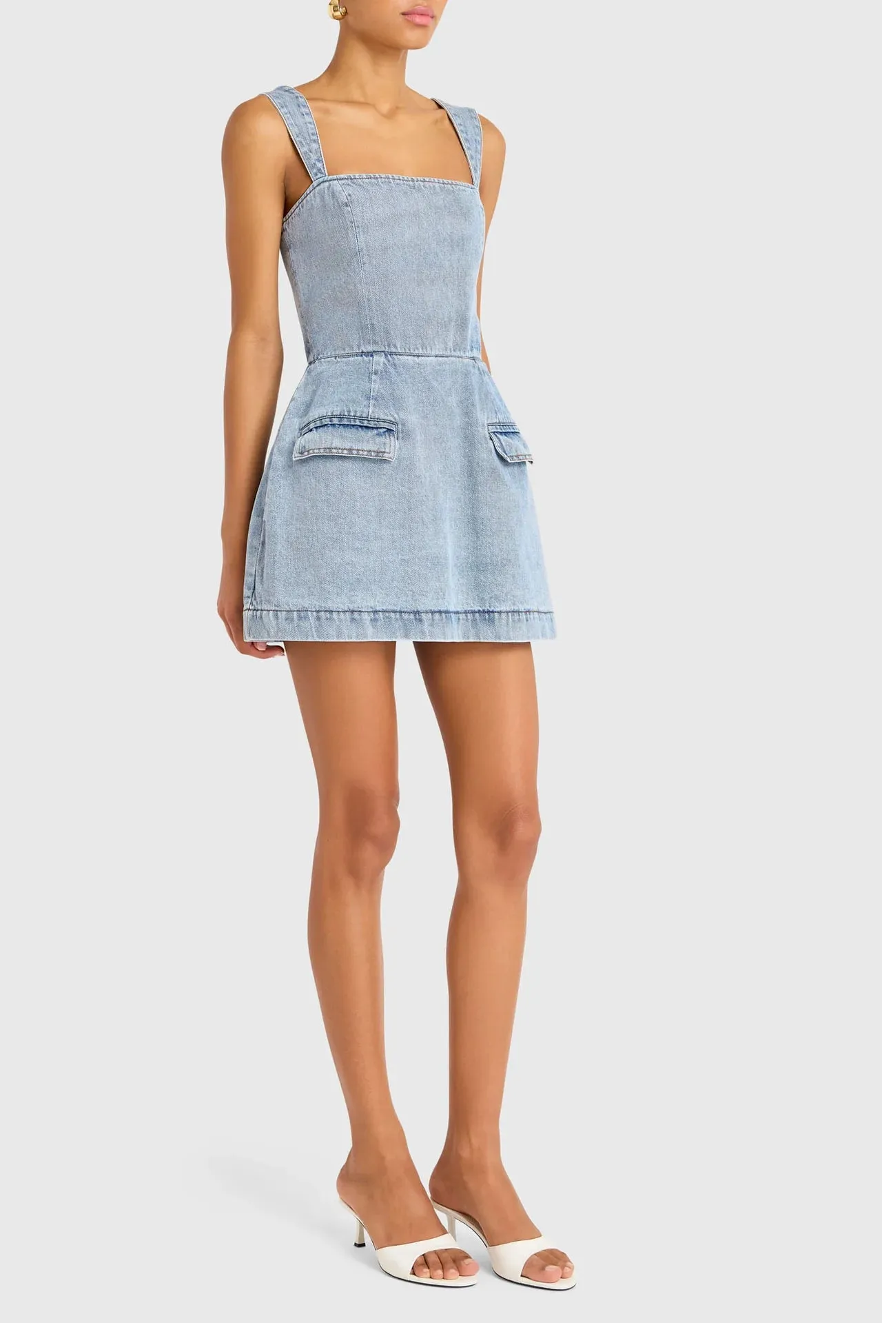 Bethany Skort Romper (Destiny Wash)