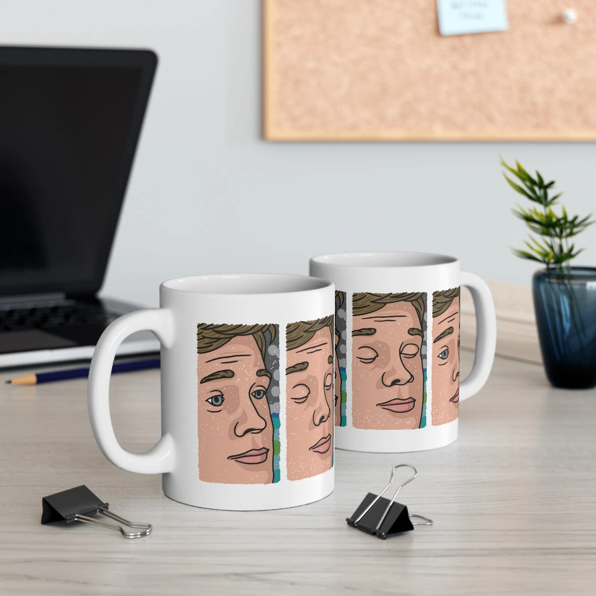 Blinking Guy Meme Coffee Mug