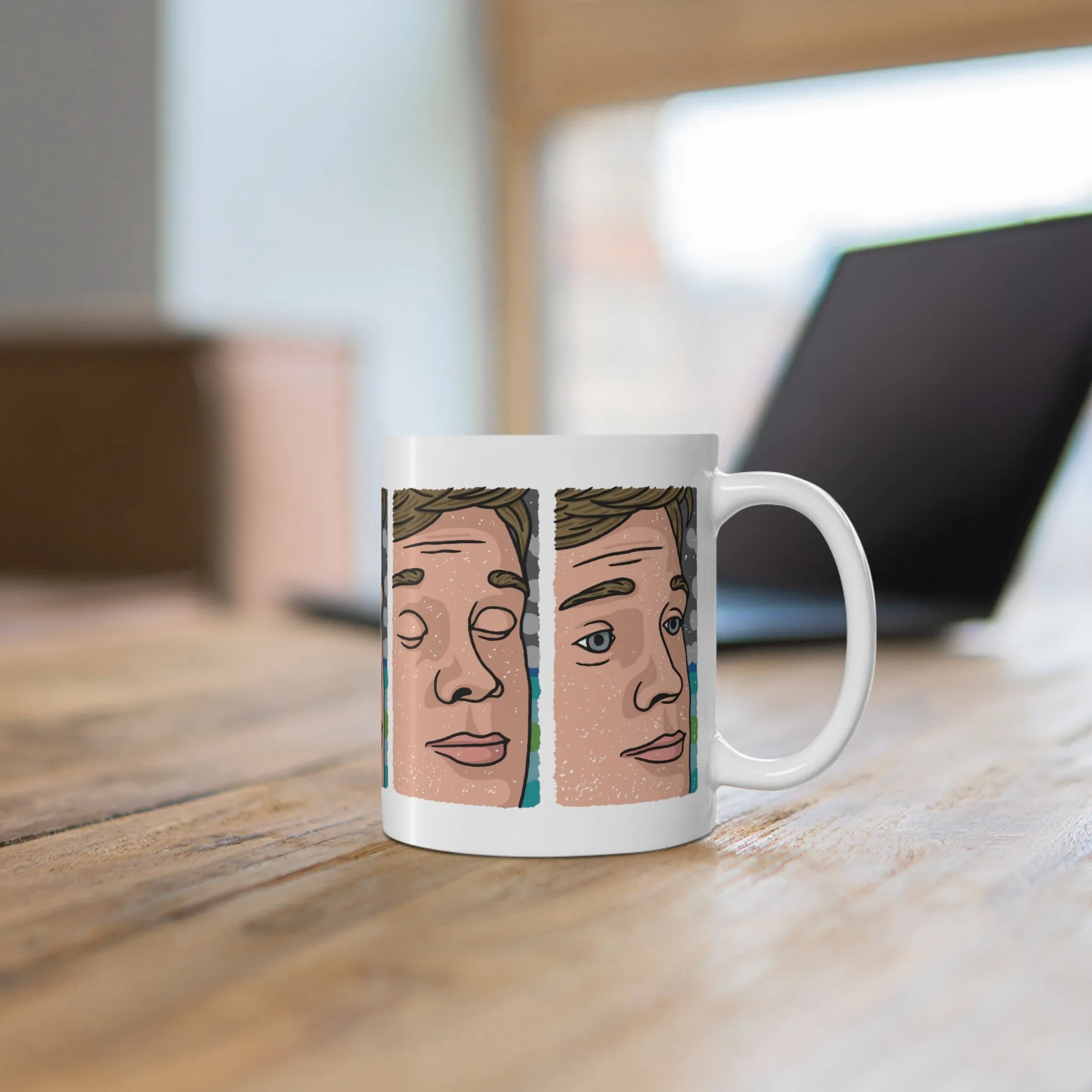 Blinking Guy Meme Coffee Mug
