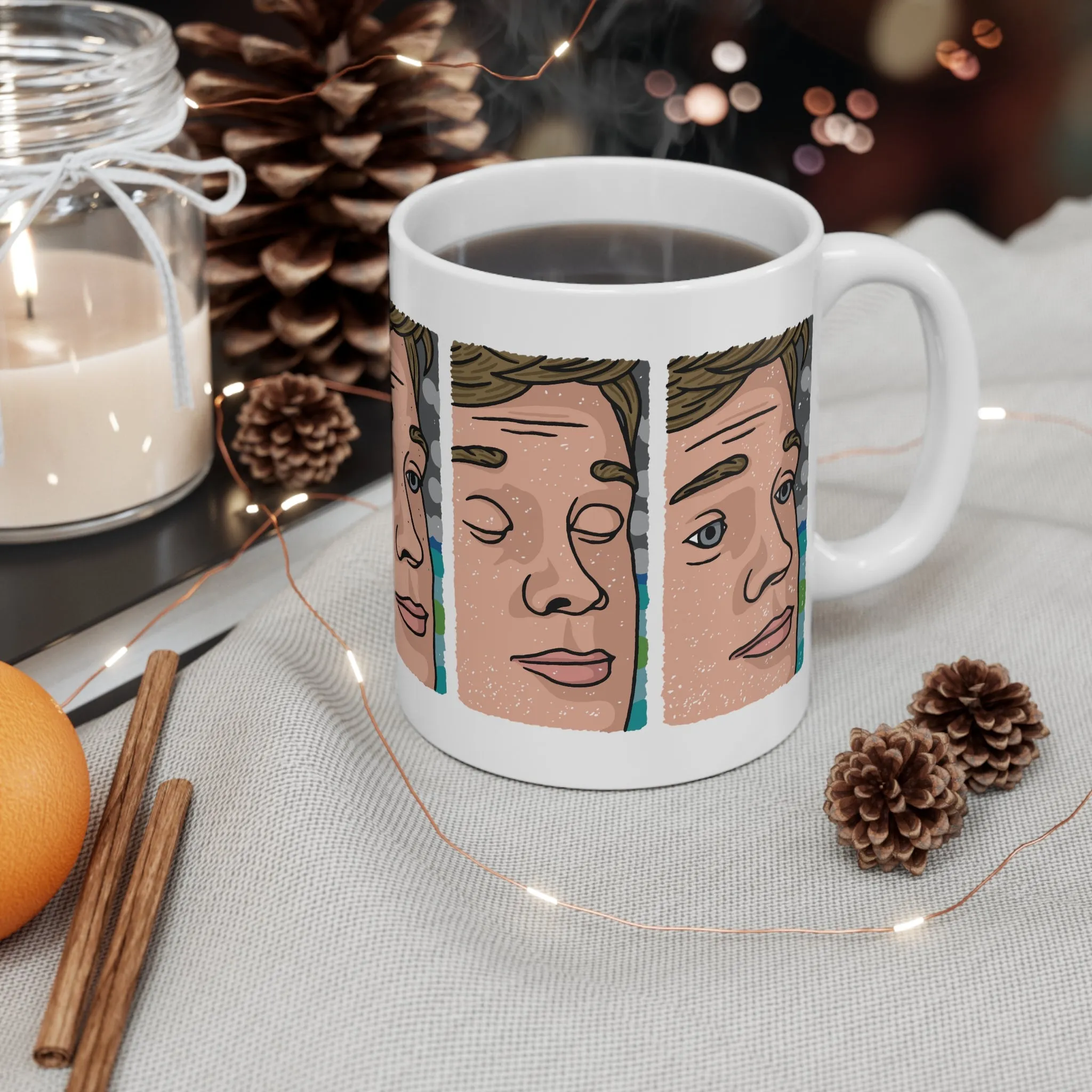 Blinking Guy Meme Coffee Mug