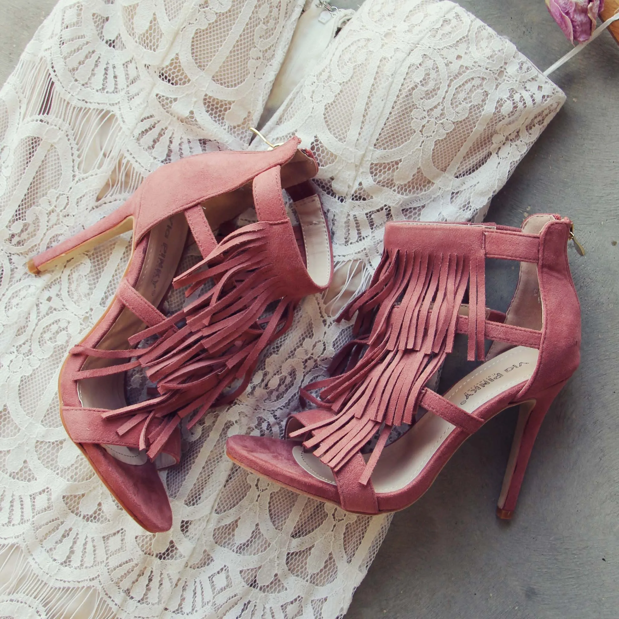Boheme Blush Heels