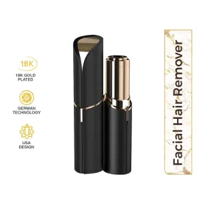 Brand new Flawless Women's Painless Hair Remover, Black/Gold! 18K gold plated! Great for all skin types!