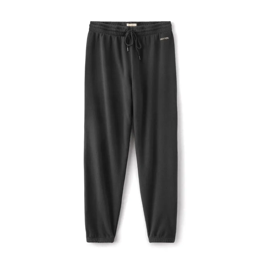 Brixton Women's Vintage Sweatpant Washed Black