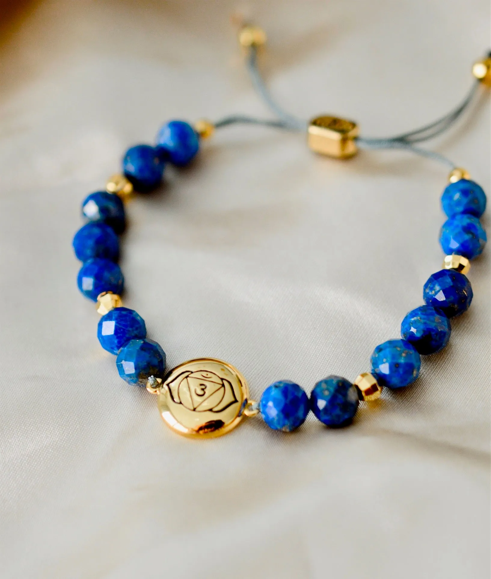 Brow Chakra Lapis Lazuli Psychic Protection & Wisdom Bracelet