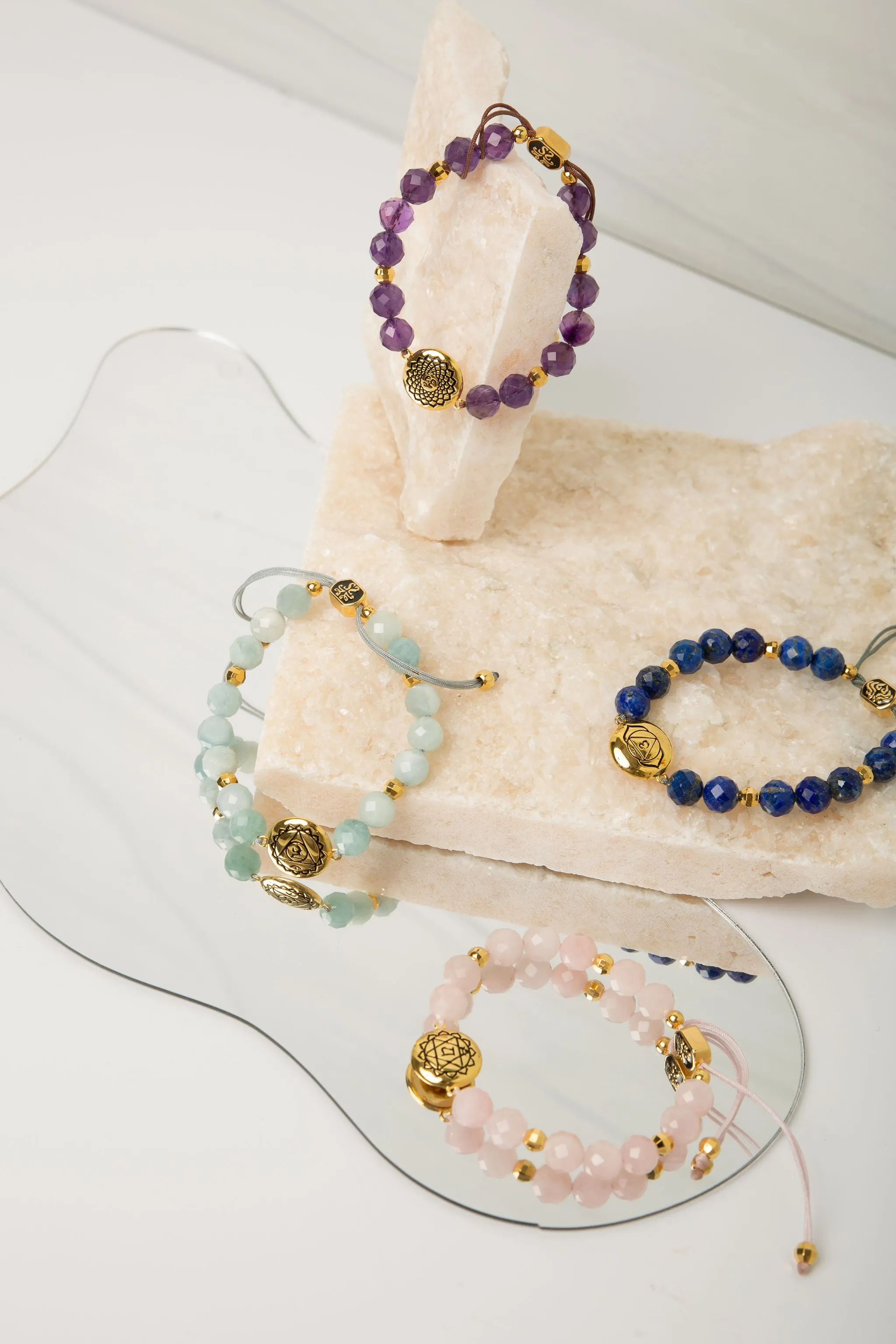 Brow Chakra Lapis Lazuli Psychic Protection & Wisdom Bracelet
