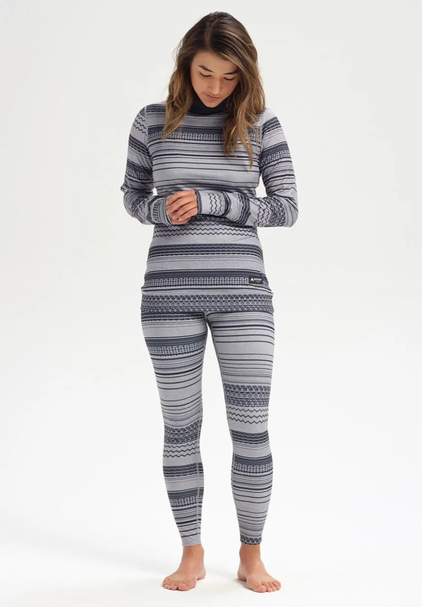 BURTON MIDWEIGHT PANT GREY REVEL STRIPE