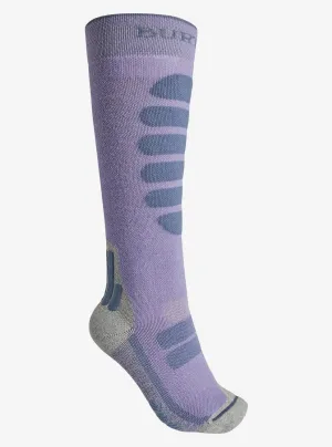 Burton Performance Plus Midweight Socks Womens Foxglove Violet / Folkstone Grey