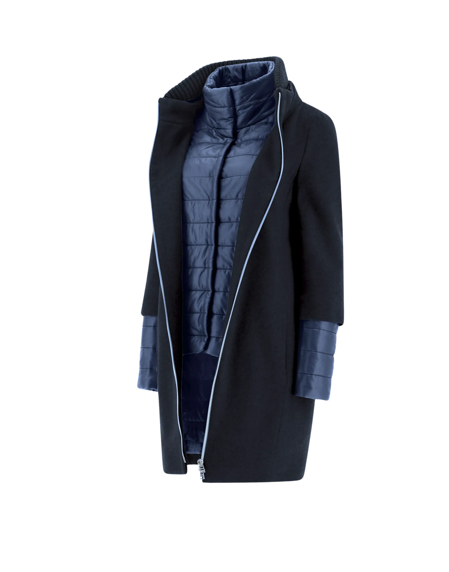 Cappotto Cashmere Con Collo W