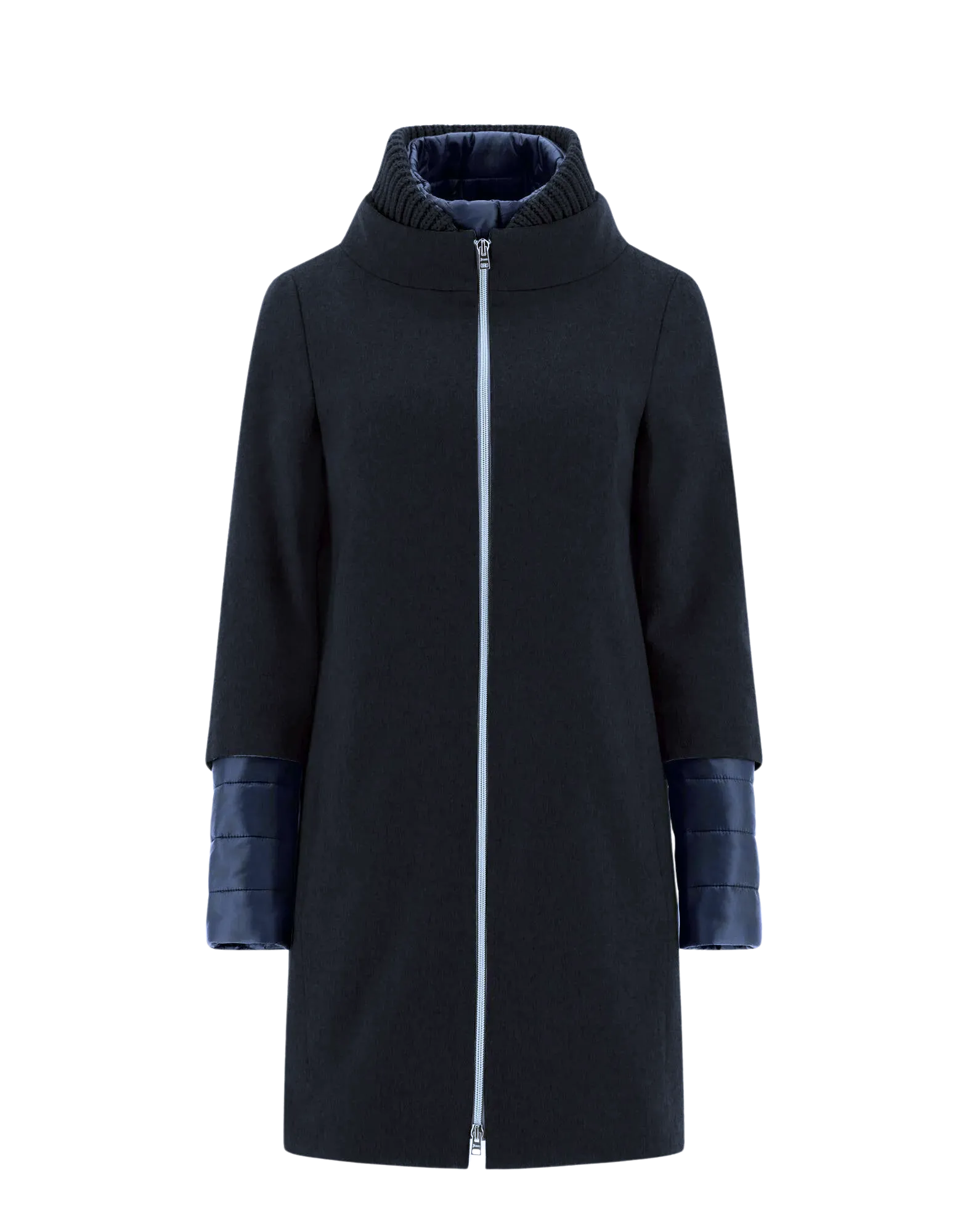 Cappotto Cashmere Con Collo W