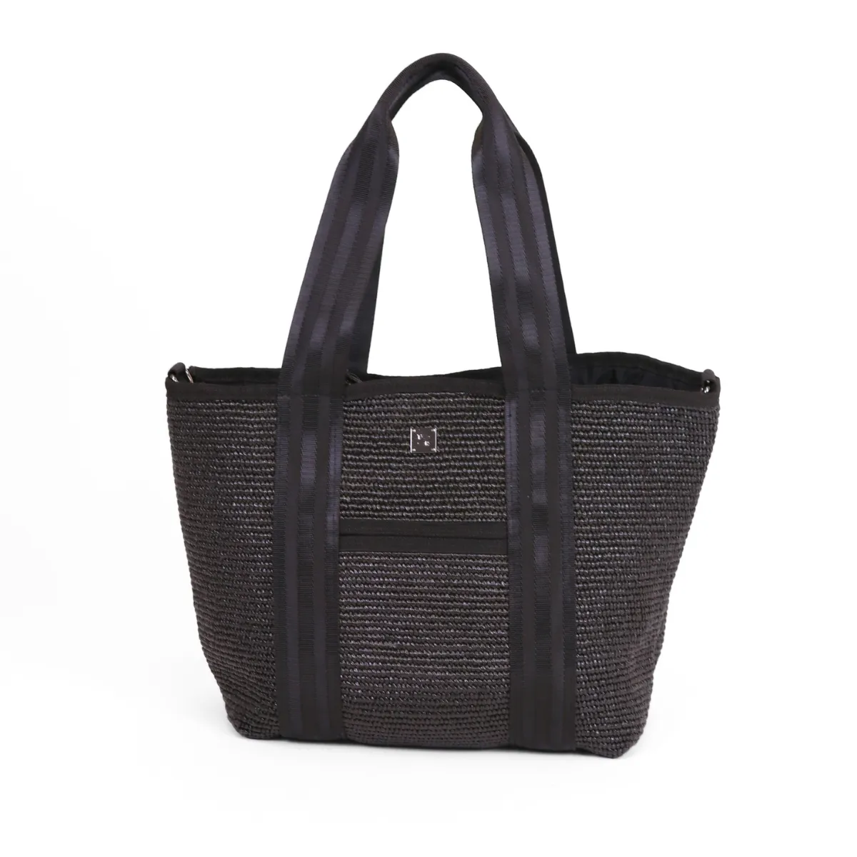 Capri Black Raffia