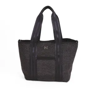 Capri Black Raffia