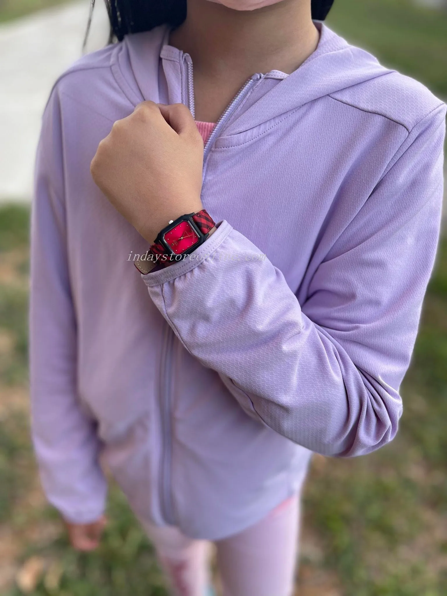 Casio Analog Women's Watch LQ-142LB-4A Analog Red Color Resin Band Water Resistant Resin Glass