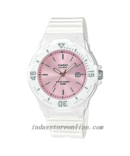 Casio Analog Women's Watch LRW-200H-4E3V Analog Resin Band Water Resistant Resin Glass