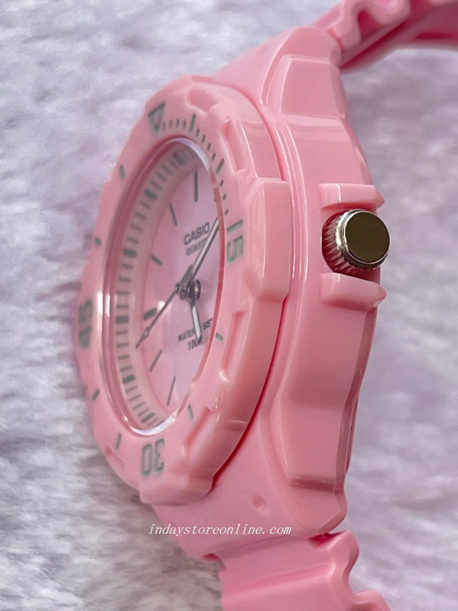 Casio Analog Women's Watch LRW-200H-4E4V Analog Resin Band Water Resistant Resin Glass