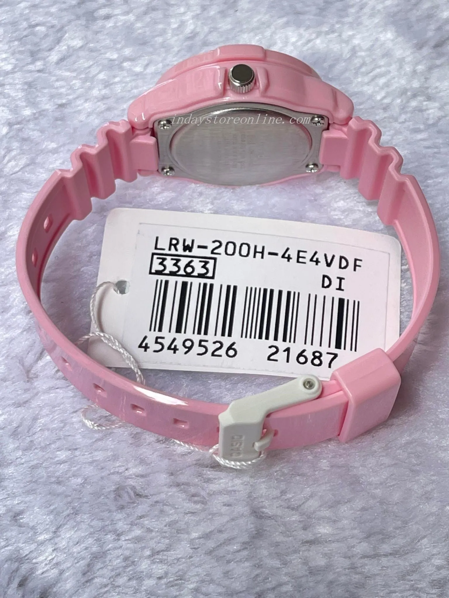 Casio Analog Women's Watch LRW-200H-4E4V Analog Resin Band Water Resistant Resin Glass