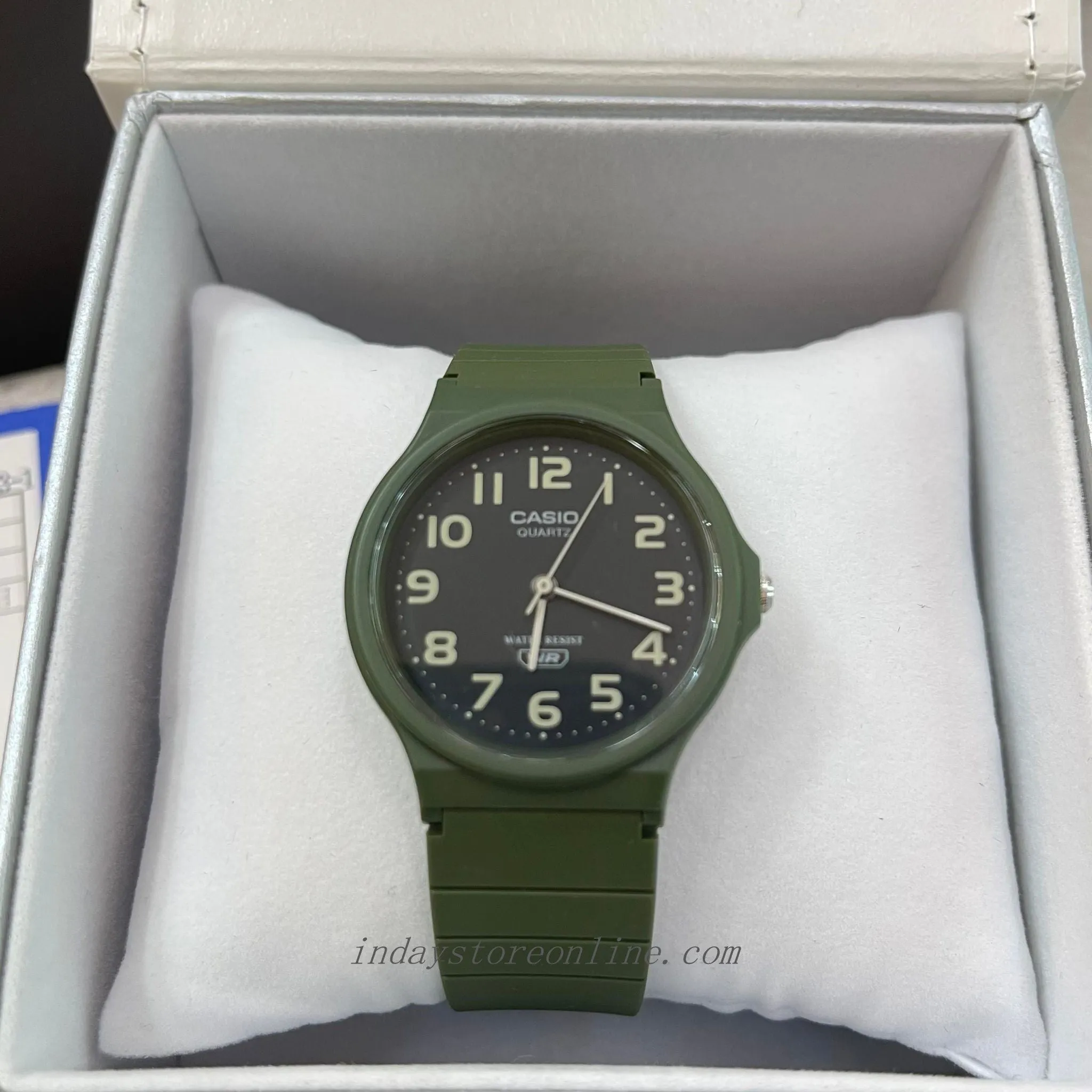 Casio Analog Women's Watch MQ-24UC-3B Analog Resin Band Water Resistant Resin Glass