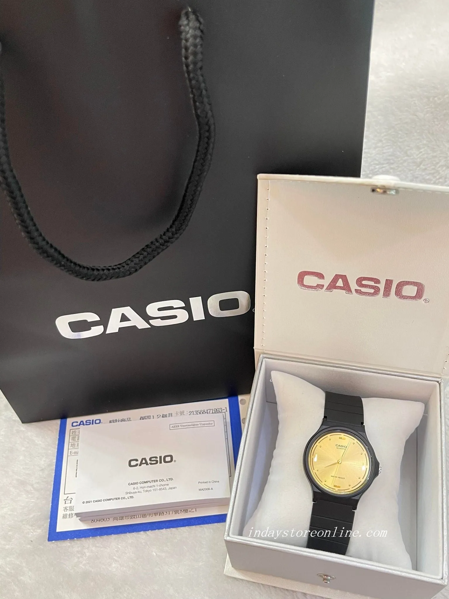 Casio Analog Women's Watch MQ-76-9A Analog Resin Band Water Resistant Resin Glass