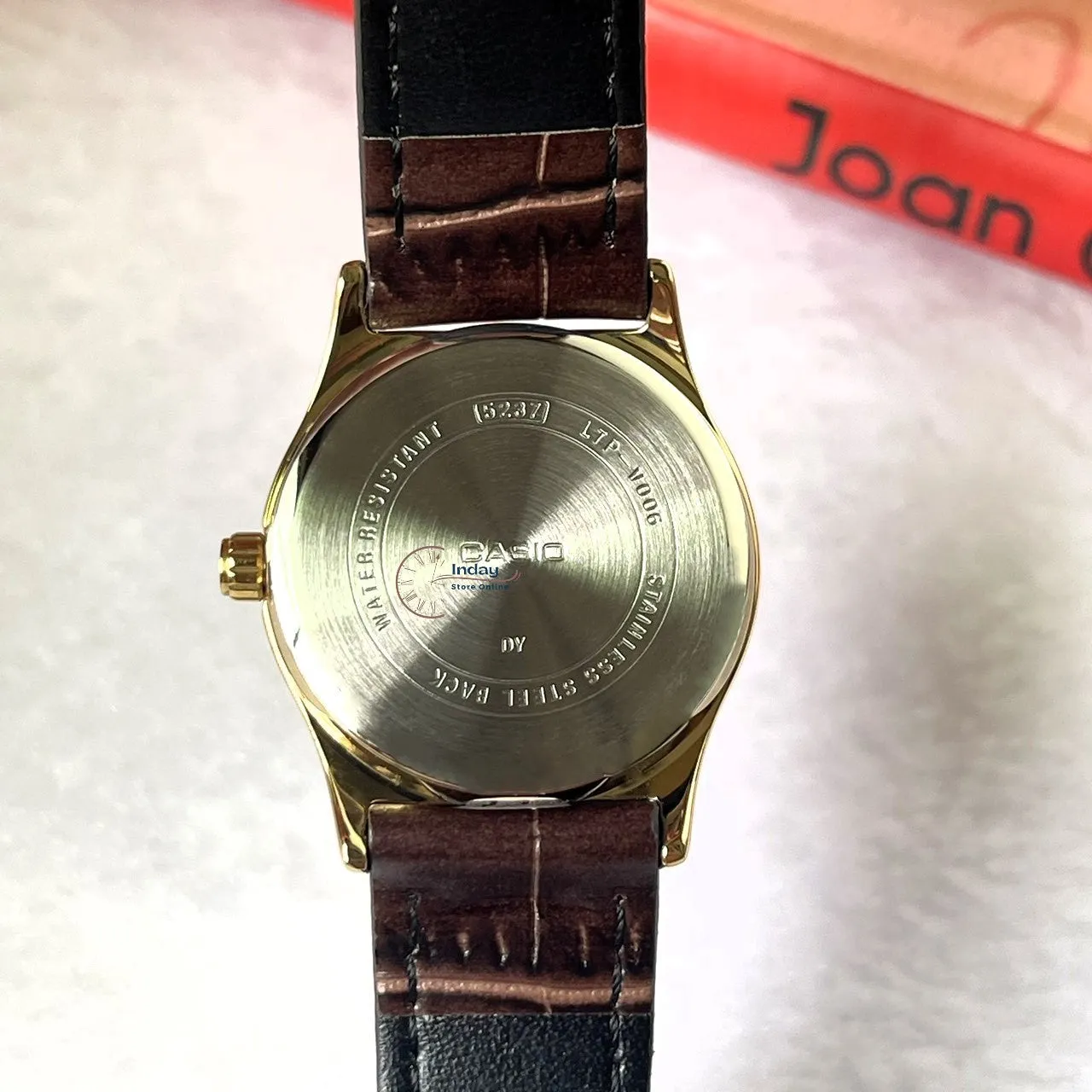 Casio Standard Women's Watch LTP-V006GL-9B  Brown Leather Strap Mineral Glass