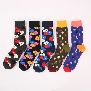 Cherry Blossom Leaves Unisex Socks