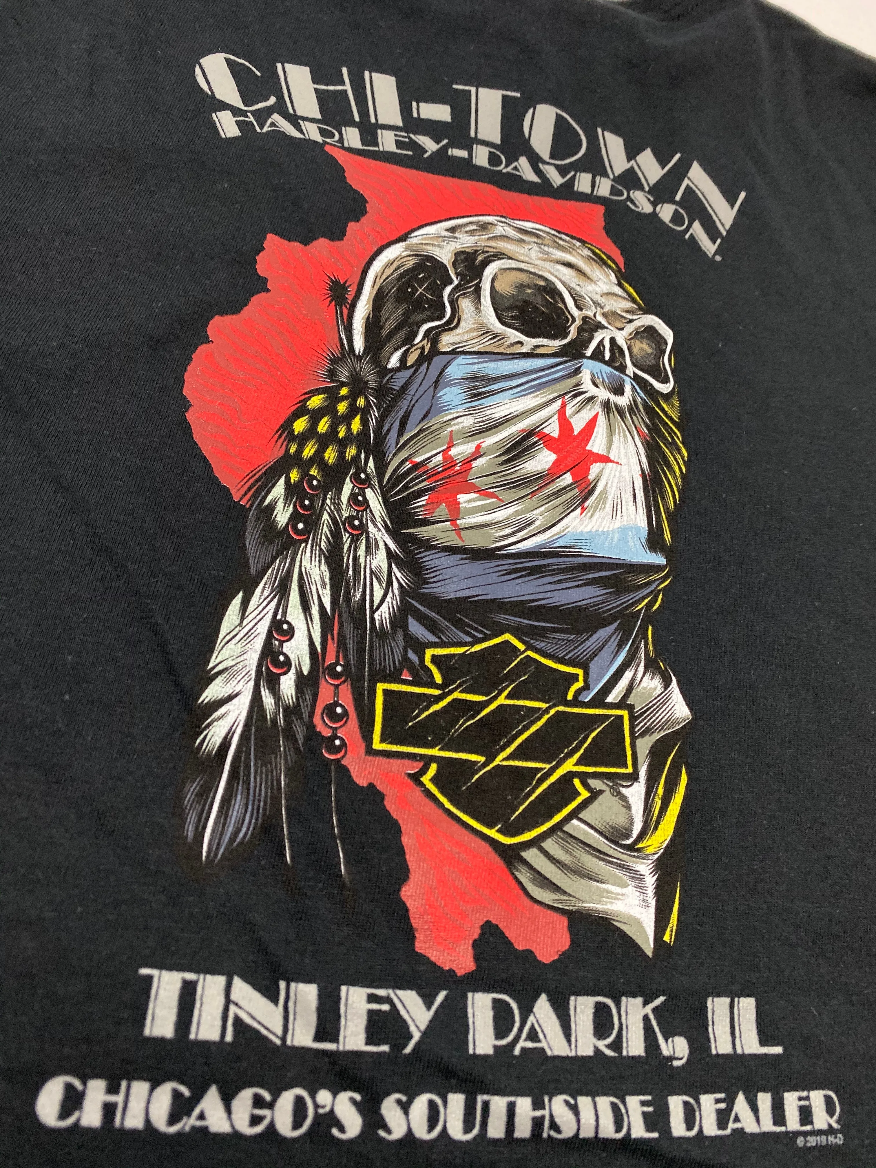 Chi-Town Harley-Davidson® Women's Willie G Skull T-Shirt