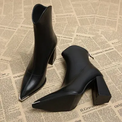 Chrome Tip Chelsea Boot