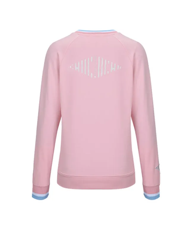 CHUCUCHU Women's Spring Jersey Crew Neck - Pink