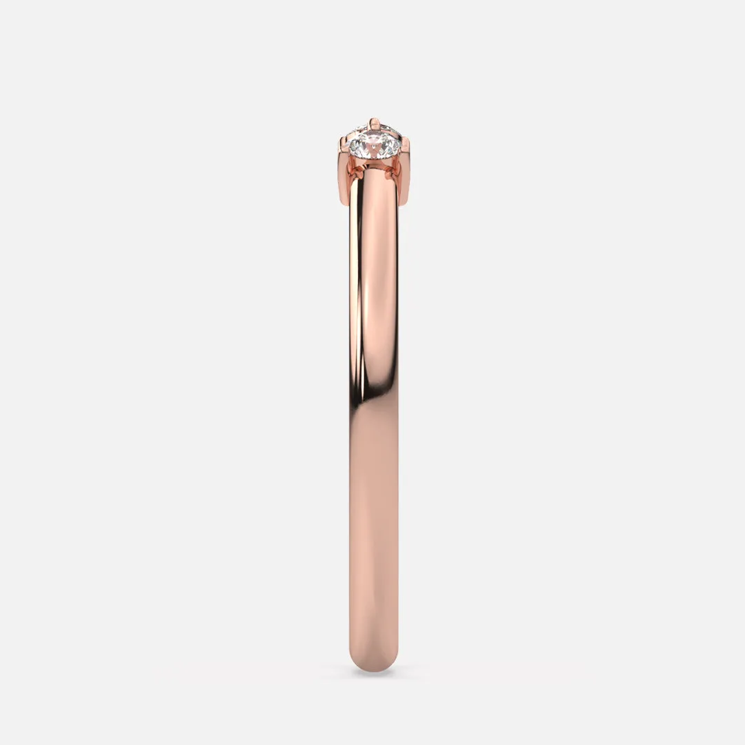 Classic Open Diamond Band