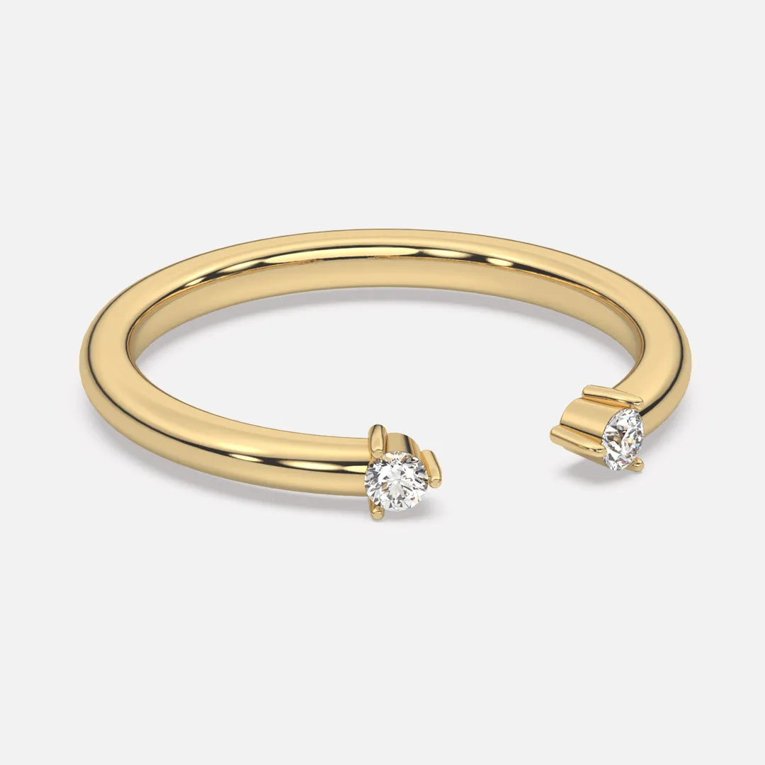 Classic Open Diamond Band