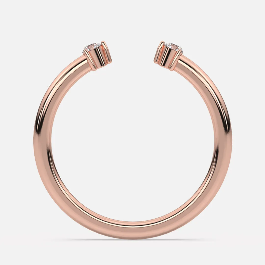 Classic Open Diamond Band