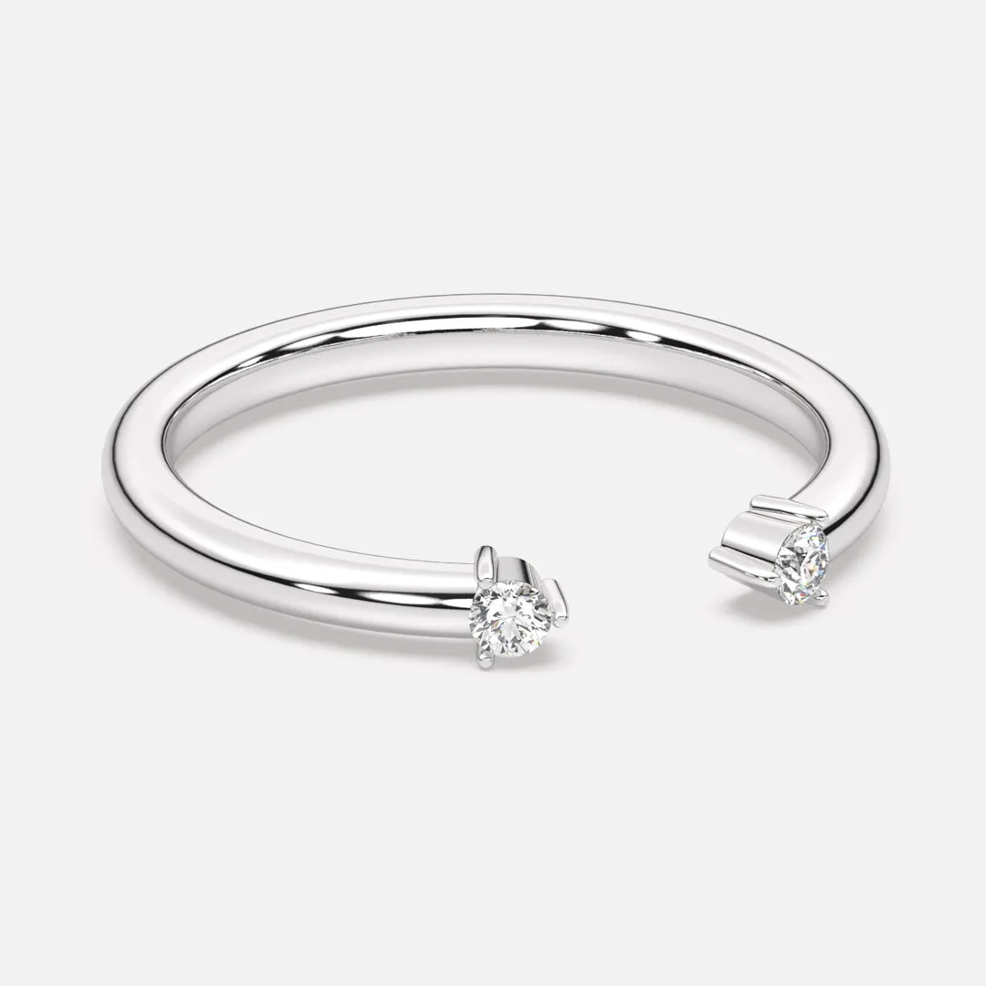 Classic Open Diamond Band