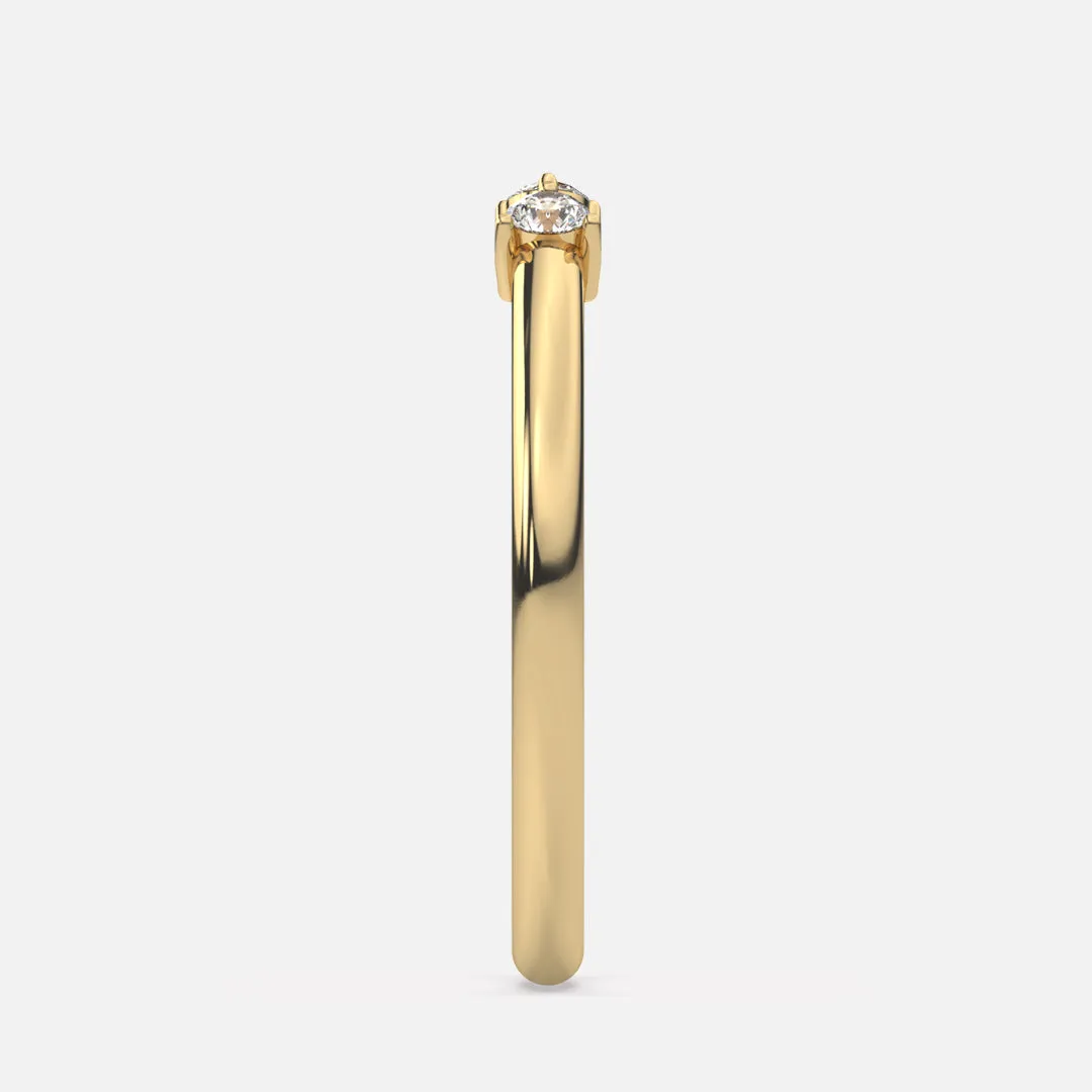 Classic Open Diamond Band