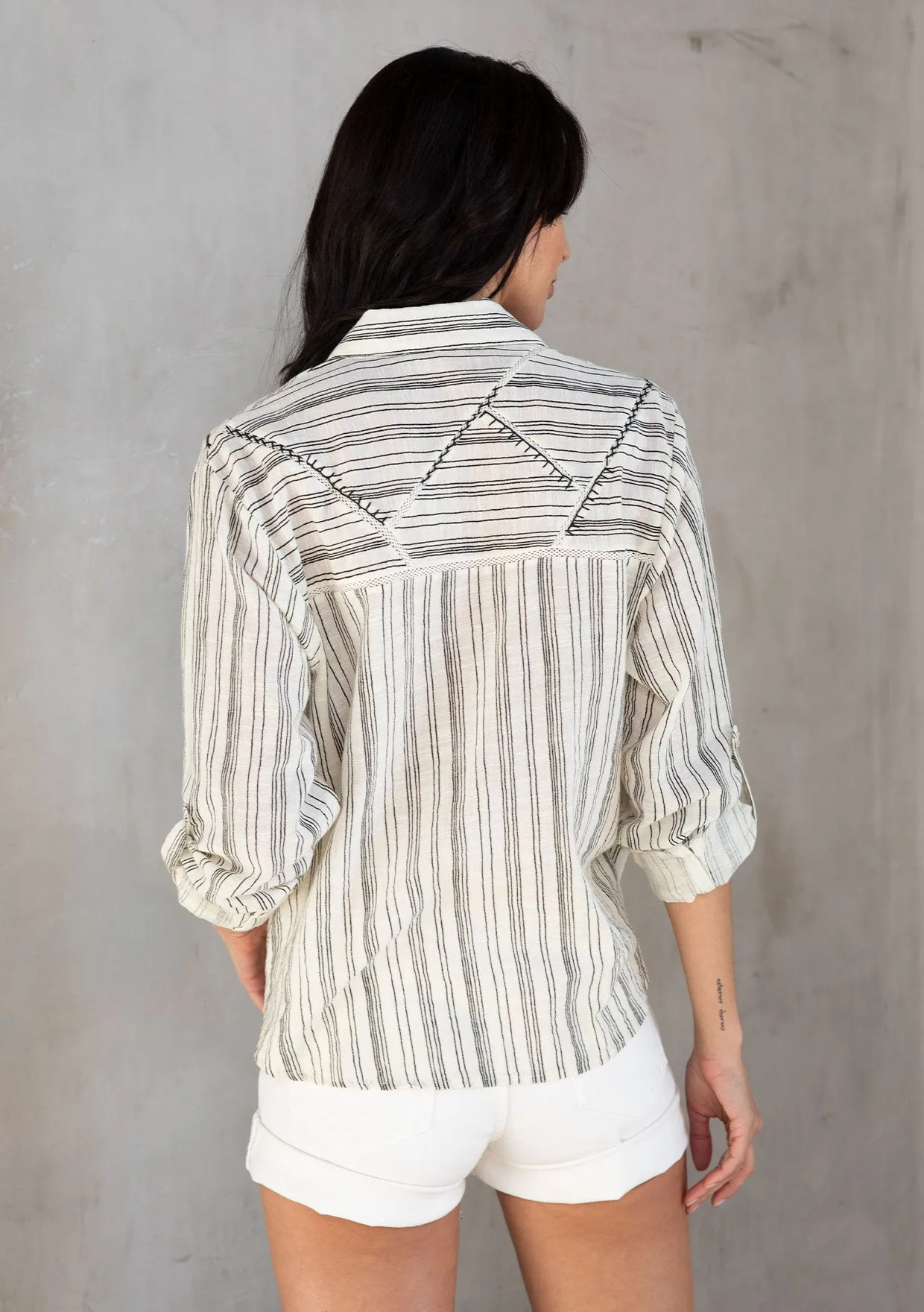 Claude Tie Front Shirt