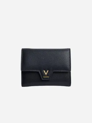 Clemmie Women's Vegan Bio-Based Bamboo Trifold Purse | Black
